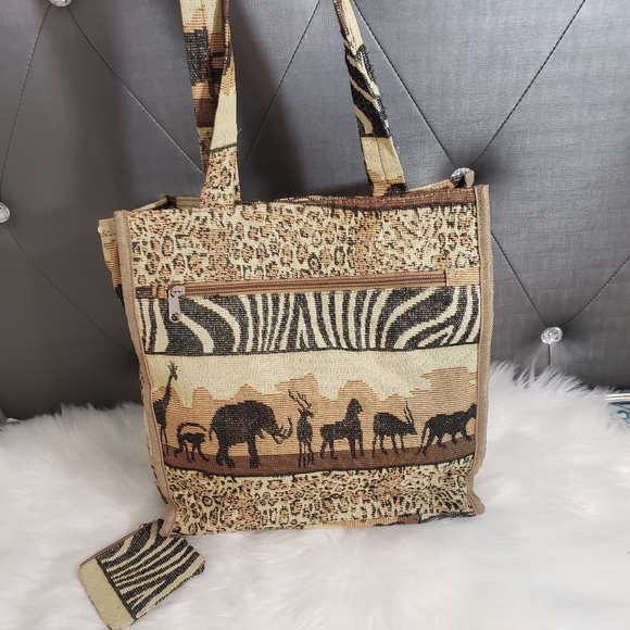 Benjamin jordan Safari print hadbag - Picture 4 of 16